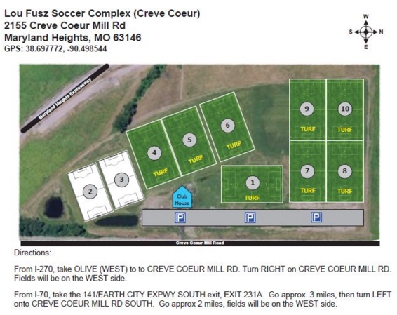 Lou Fusz Soccer Complex - St Louis Youth Soccer